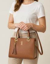 Bolsa Feminina Castelo Caninana Bicolor Trançada Sintético Forrada Grande Tiracolo Transversal Bolsa Feminina Castelo Caninana Bicolor Trançada Sintético Forrada Grande Tiracolo Transversal