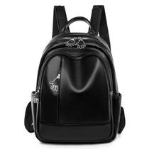 Bolsa Feminina Casual Alça Costa Ajustável Resistente Pequena Mochila Faculdade Juvenil Anti Furto Elegante Trabalho Pas - Meimi Amores