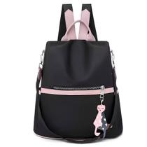 Bolsa Feminina Casual Alça Transversal Anti Furto Moderna Mochila Impermeavel Estilosa Elegante Social Costa Mochilinha