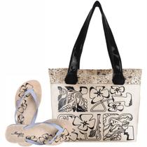 Bolsa Feminina Casual Com Alto Relevo 3D Chinelo Slim Marrom Magicc BCH-237 Bolsa Feminina Casual Com Alto Relevo 3D Chinelo Slim Marrom Magicc BCH-237