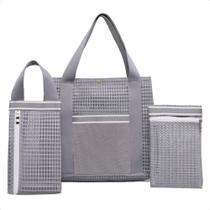 Bolsa Feminina Casual Conjunto 3 Peças Bolsa com Necessaire