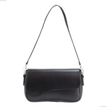 Bolsa Feminina Casual Ombro Baguete Alça Ajustável Preto