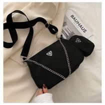 Bolsa Feminina Casual Tranversal Com Corrente