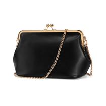 Bolsa feminina CATSEA Kiss Lock em couro PU tiracolo