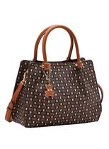 Bolsa Feminina Chenson Café - Monograma Baby Urso Alça de Mão - Original Bolsa Feminina Chenson Café - Monograma Baby Urso Alça de Mão - Original