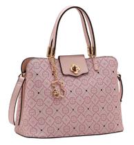Bolsa Feminina Chenson CG85358 Classic Cristal Estruturada Casual Cor:Rosa Bolsa Feminina Chenson CG85358 Classic Cristal Estruturada Casual Cor:Rosa
