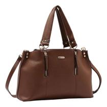 Bolsa Feminina Chenson Com Alça Transversal Detalhe Zíper