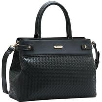 Bolsa Feminina Chenson Contrastes 3485325 Cor:Preto