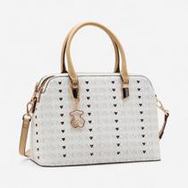Bolsa Feminina Chenson Cristal Monograma Bege Bolsa Feminina Chenson Cristal Monograma Bege