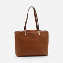 Bolsa Feminina Chenson Croco Estruturada Marrom Bolsa Feminina Chenson Croco Estruturada Marrom