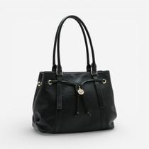 Bolsa Feminina Chenson Croco Soft Preta