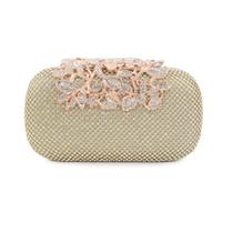 Bolsa Feminina Chenson de Mão para Festa Dourada - 82604 Bolsa Feminina Chenson de Mão para Festa Dourada - 82604