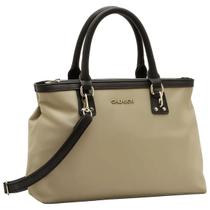 Bolsa Feminina Chenson De Mão Transversal Trabalho Casual Cor:Bege