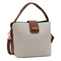 Bolsa Feminina Chenson Duo Colors 3485264 Bege