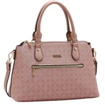 Bolsa Feminina Chenson Elemento Gráfico Casual 3485288 Cor:Rose Bolsa Feminina Chenson Elemento Gráfico Casual 3485288 Cor:Rose