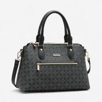 Bolsa Feminina Chenson Elemento Gráfico Preto Bolsa Feminina Chenson Elemento Gráfico Preto