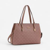 Bolsa Feminina Chenson Elemento Gráfico Rosê Bolsa Feminina Chenson Elemento Gráfico Rosê