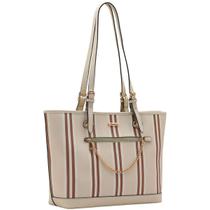 Bolsa Feminina Chenson Listras 3485272 Cor:Bege