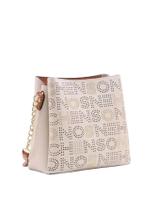 Bolsa Feminina Chenson Logo Rebite Transversal 3483469 CINZA