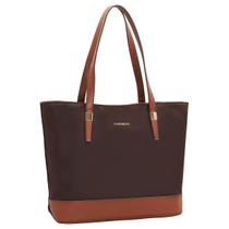 Bolsa Feminina Chenson Microfibra Elegante Tiracolo Cor:Cafe Bolsa Feminina Chenson Microfibra Elegante Tiracolo Cor:Cafe