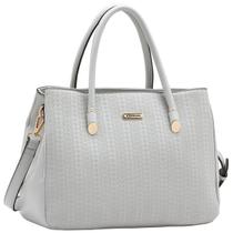 Bolsa Feminina Chenson Mini Tramas 3485330 Cor:Cinza