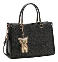 Bolsa Feminina Chenson Monograma Curvas Satchel 3483688