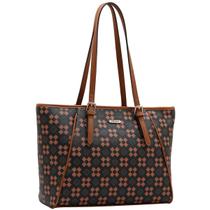 Bolsa Feminina Chenson New Elemento Gráfico 3485292 Cor:Café Bolsa Feminina Chenson New Elemento Gráfico 3485292 Cor:Café