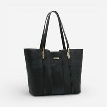 Bolsa Feminina Chenson Ombro Mini Tressê Preta Bolsa Feminina Chenson Ombro Mini Tressê Preta