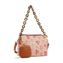 Bolsa feminina chenson original - classic heart alca de ombro bege cg84990 Bolsa feminina chenson original - classic heart alca de ombro bege cg84990