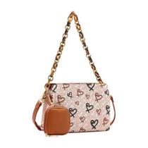 Bolsa feminina chenson original - classic heart alca de ombro bege cg84990 Bolsa feminina chenson original - classic heart alca de ombro bege cg84990