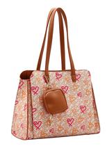 Bolsa Feminina Chenson Original - Classic Heart - Alça de Ombro - Nude 3484989