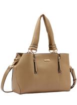 Bolsa Feminina Chenson Original Detalhe Zíper Mão 3484904 Natural