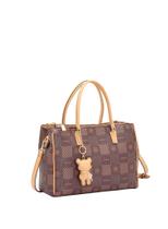 Bolsa Feminina Chenson Original Elemento Gráfico Mão 3485093 Café