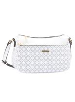 Bolsa Feminina Chenson Original Elemento Grafico Transversal 3484846 Off White