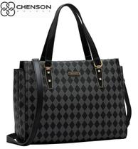 Bolsa Feminina Chenson Original Geométrica Mão / Transversal 3484851 Bolsa Feminina Chenson Original Geométrica Mão / Transversal 3484851