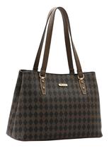 Bolsa Feminina Chenson Original Geométrica Ombro 3484848 Café