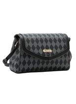 Bolsa Feminina Chenson Original Geométrica Transversal 3484855 Preta Bolsa Feminina Chenson Original Geométrica Transversal 3484855 Preta