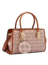 Bolsa Feminina Chenson Original - New Cristal - Alça de Mão - Marrom 3485031