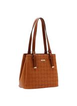 Bolsa Feminina Chenson Original Relevo Texturizado Ombro 3484959 Caramelo