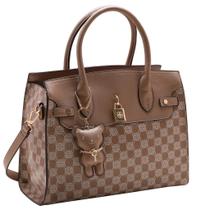 Bolsa Feminina Chenson Satchel Elemento Gráfico Detalhe Urso