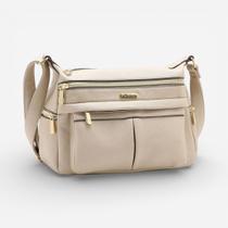 Bolsa Feminina Chenson Transversal Bege Bolsa Feminina Chenson Transversal Bege