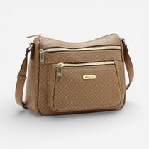 Bolsa Feminina Chenson Transversal Elemento Gráfico Natural