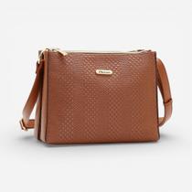 Bolsa Feminina Chenson Transversal Mini Tressê Café