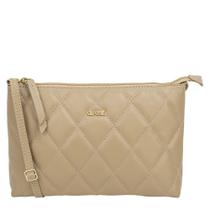 Bolsa Feminina Classe Couro Crossbody Matelassê
