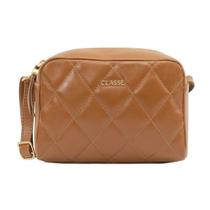 Bolsa Feminina Classe Couro Matelassê Camera Bag Betina 3223