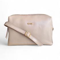 Bolsa Feminina Classe Couro Transversal Alça Ajustável e Compartimentos 2870 Bolsa Feminina Classe Couro Transversal Alça Ajustável e Compartimentos 2870
