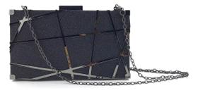 Bolsa Feminina Clutch Brilhante Alça De Corrente Luxuos Chic Bolsa Feminina Clutch Brilhante Alça De Corrente Luxuos Chic