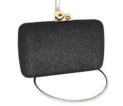 Bolsa feminina clutch brilho festa prata preta vermelha