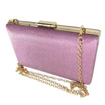 Bolsa feminina clutch festa brilho carteira de mão premium