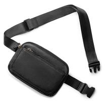 Bolsa Feminina Com Alça Ajustável E Cinto De Couro PU Vegano Bolsa Mensageiro Crossbody